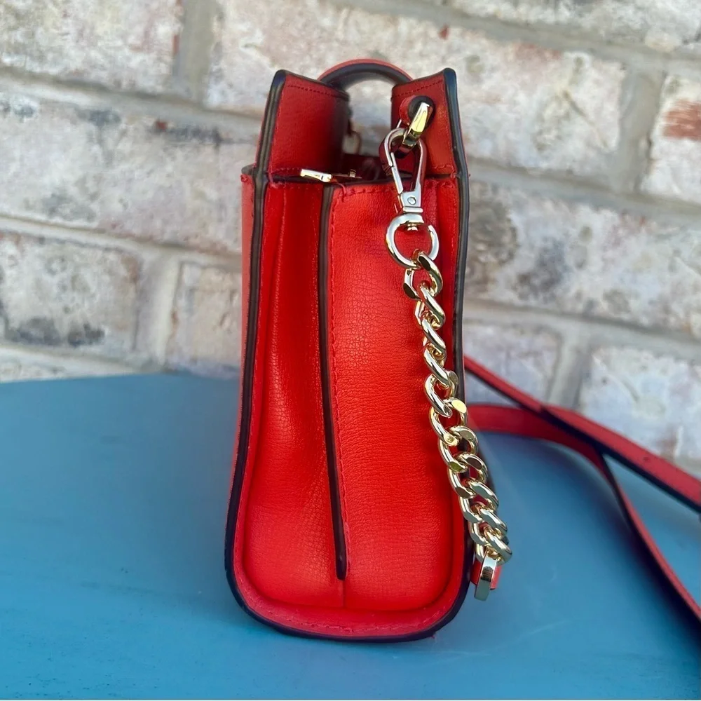 Michael Kors Mott Mandarin Saffiano Leather Envelope Crossbody Bag – BNWOT